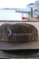 Corduroy Hat - White Embroidered