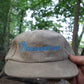 Corduroy Hat - Blue Embroidered