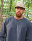 Corduroy Hat - White Embroidered